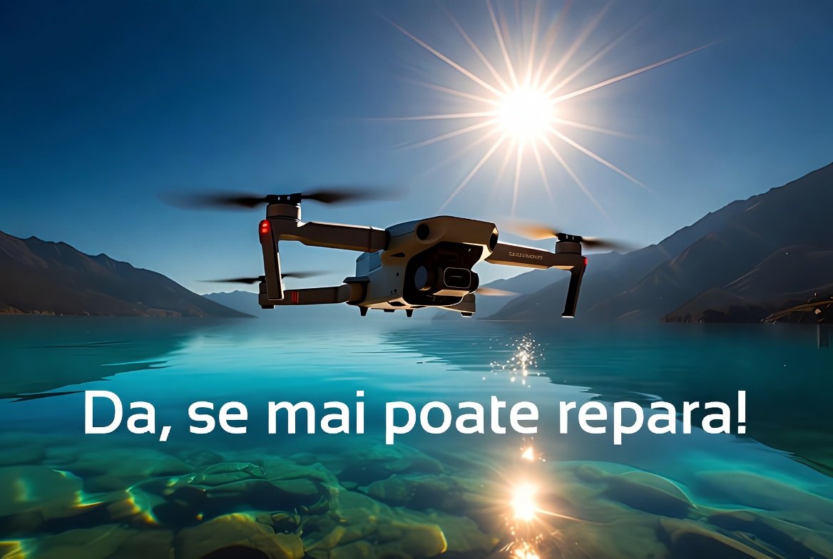 reparație dronă apă sărată