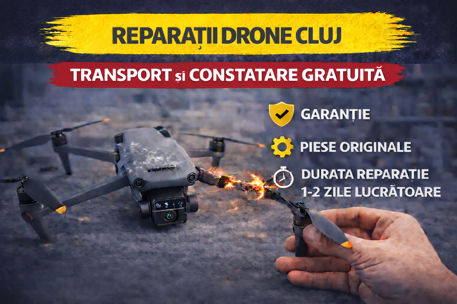 Reparații Drone Cluj