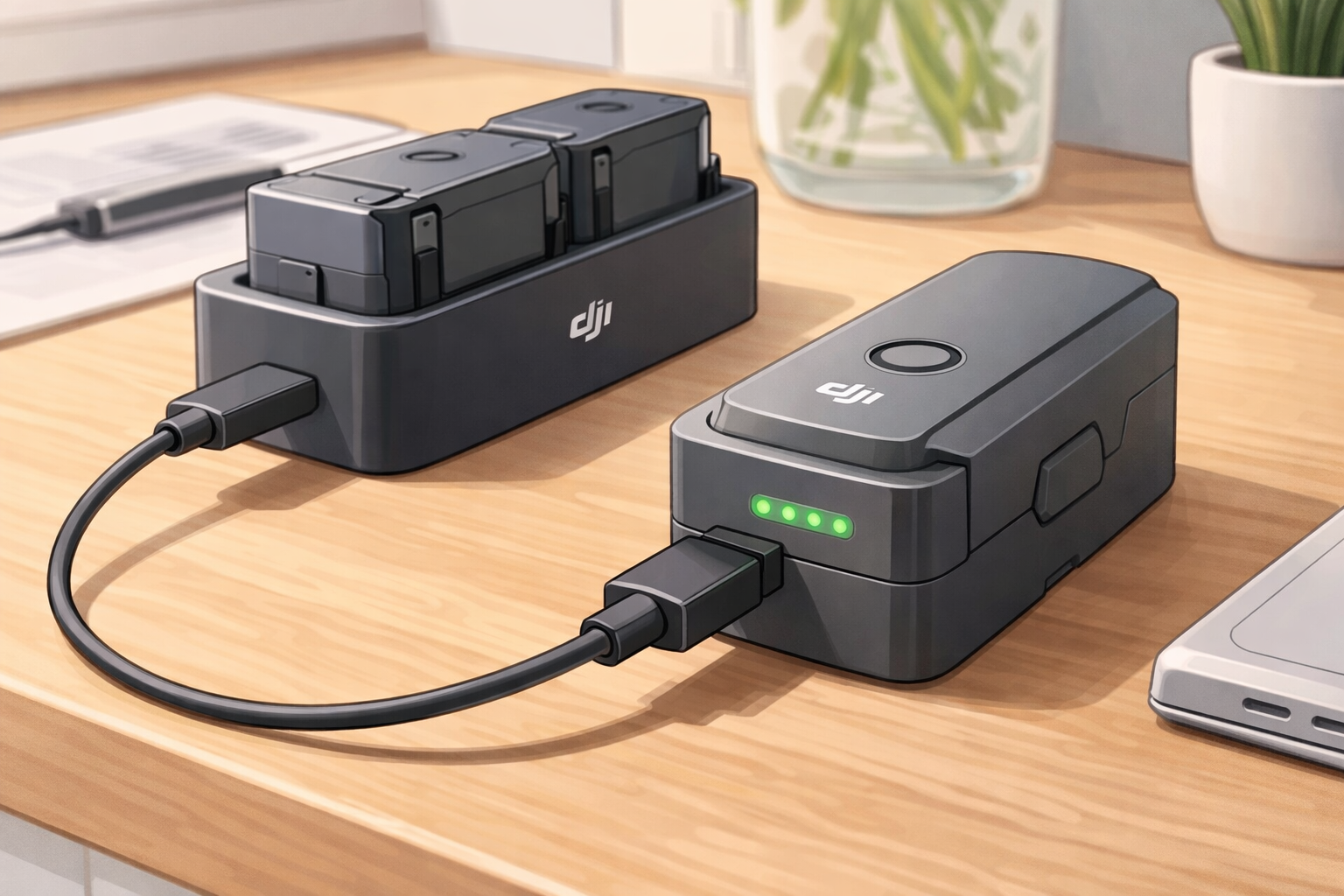 intretinere baterie drona dji