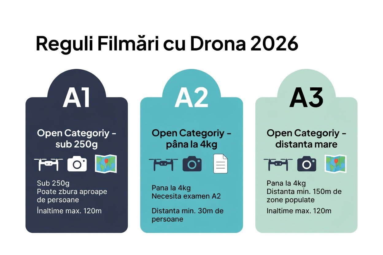 filmări cu drona legislație