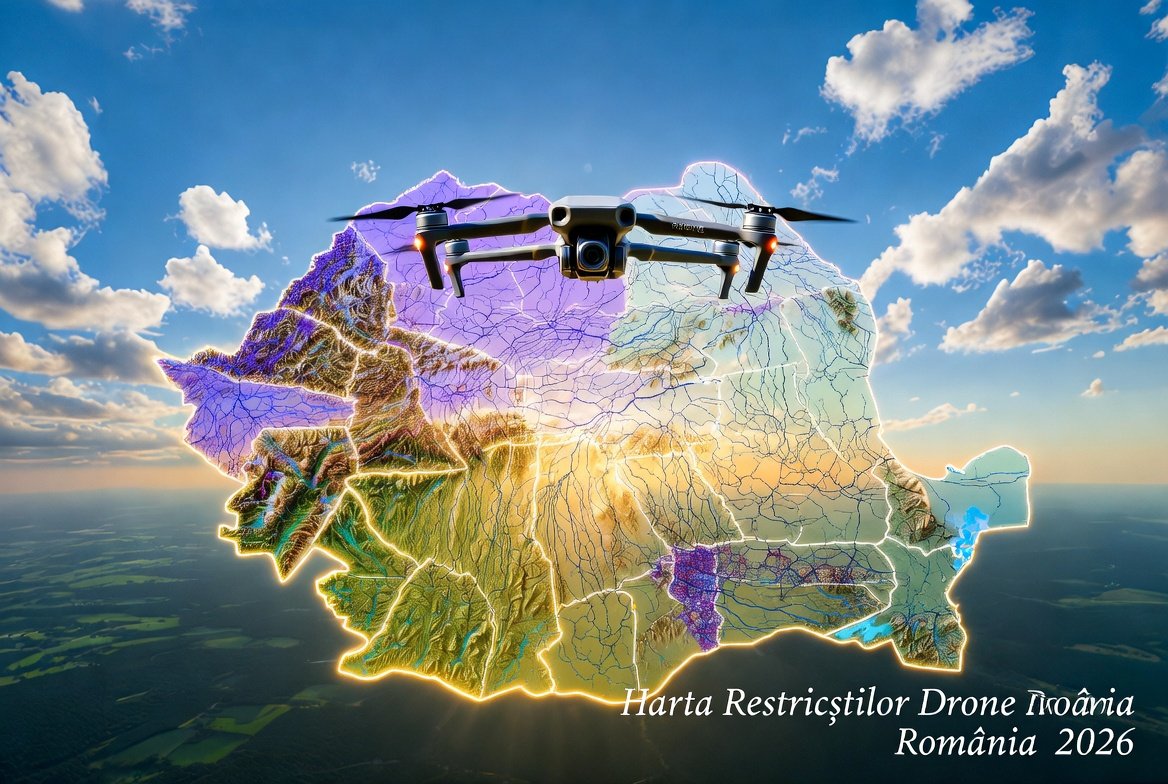 harta restrictii drone Romania